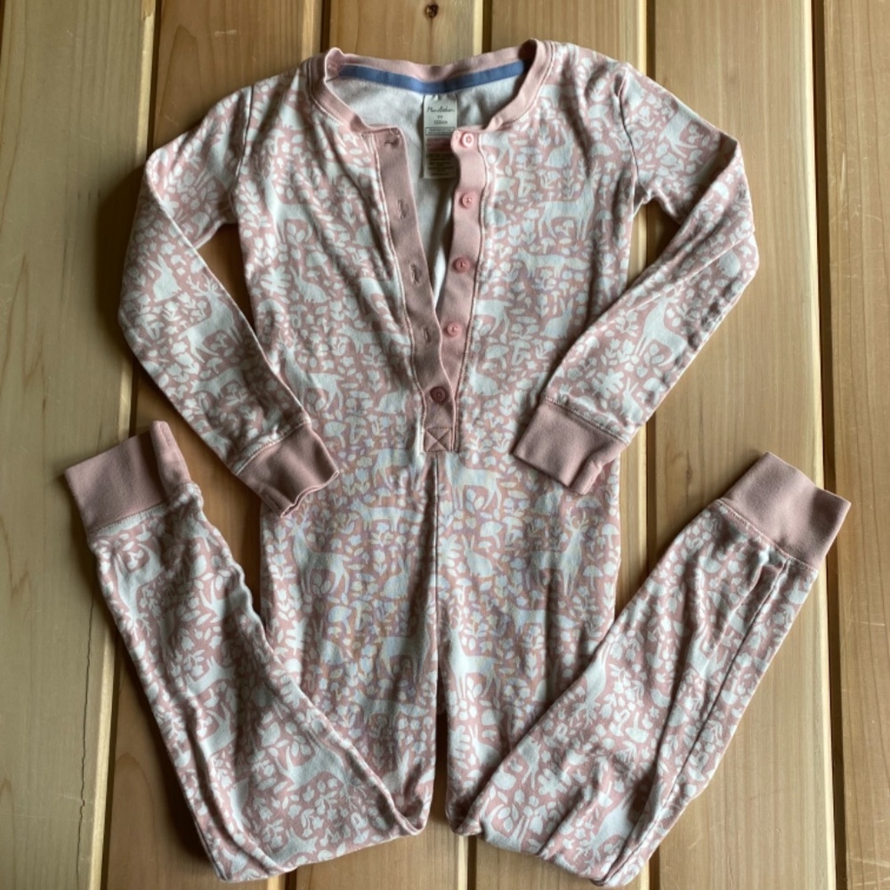 Mini Boden one piece size 7 cotton pajama